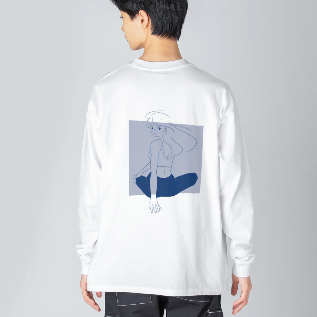 きたのやすこのツイスト Big Long Sleeve T-Shirt