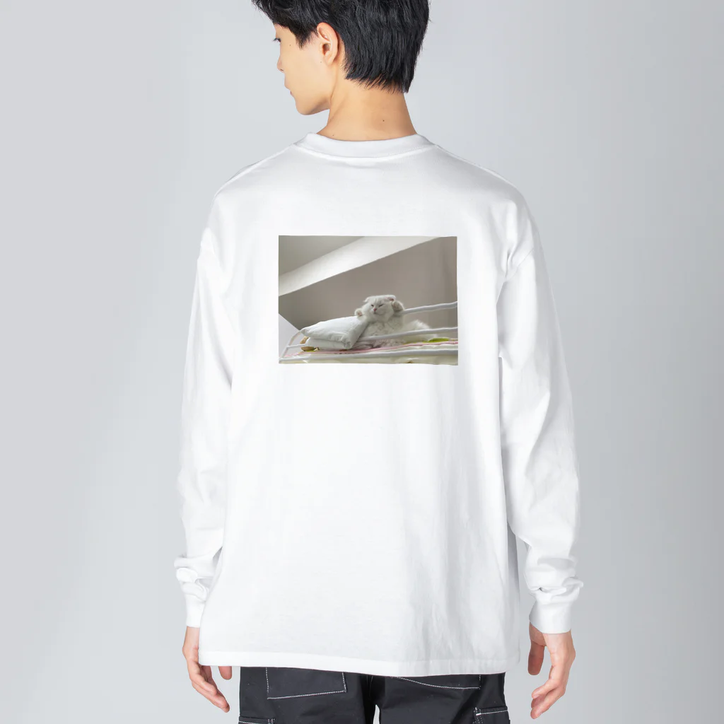 桃のりた坊 Big Long Sleeve T-Shirt