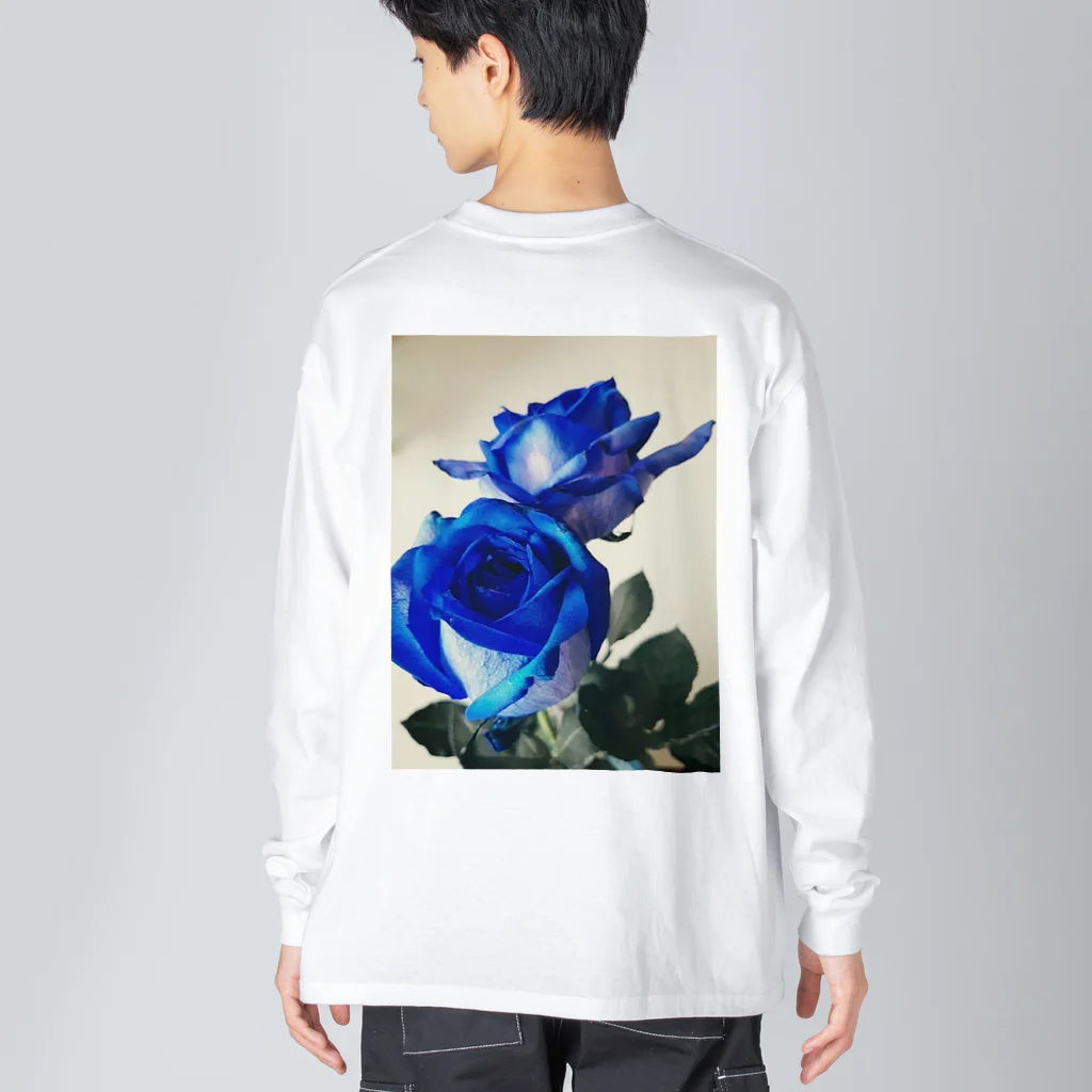 AIRIの青薔薇 ビッグシルエットロングスリーブTシャツ