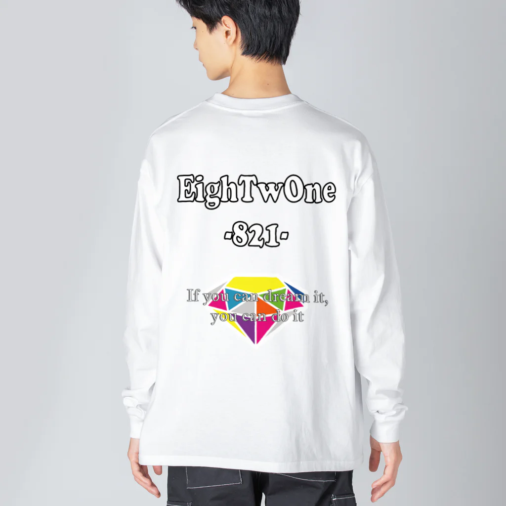 ストリートファッションはEighTwOne-821-(えいとぅーわん はちにーいち)のDIAMOND ビッグシルエットロングスリーブTシャツ