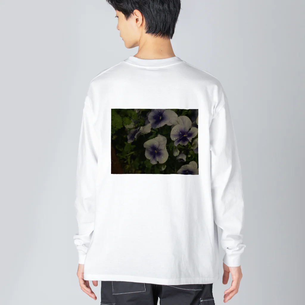 Hibino seikatsu store.のnight 01 Big Long Sleeve T-Shirt