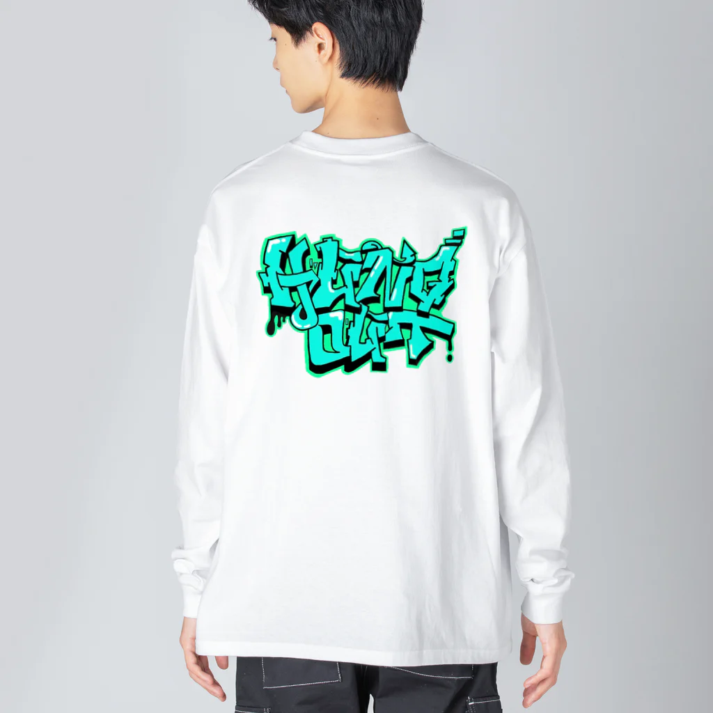 katie worksのL/S HUNG OUT TEE Big Long Sleeve T-Shirt