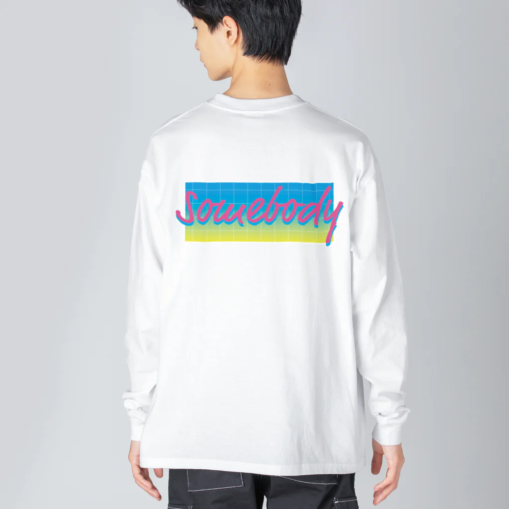 WOWのSomebody ビッグシルエットロングスリーブTシャツ