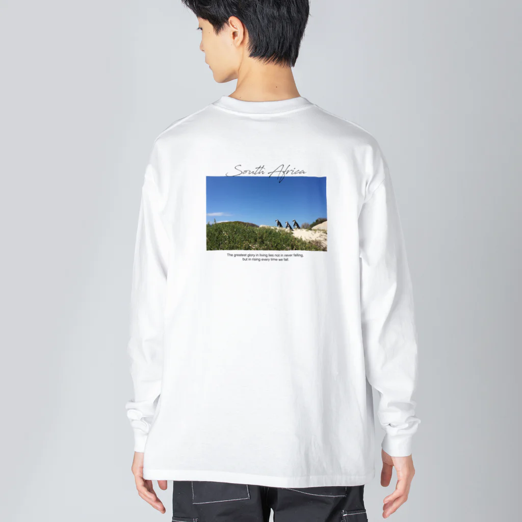 non_no_shopの歩くペンギンたち ビッグシルエットロングスリーブTシャツ