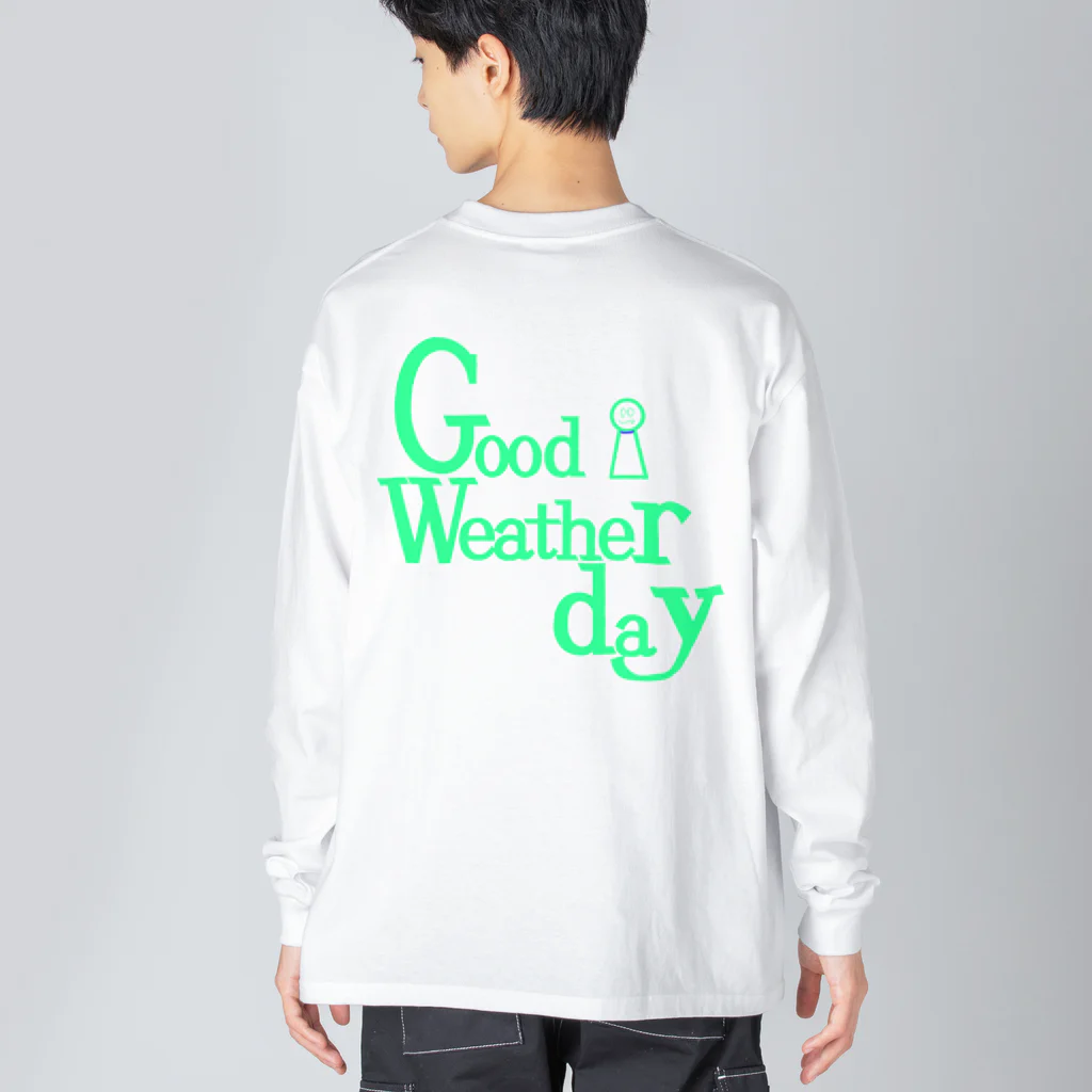 good weather dayのgoodweatherday＿ロンT2 ビッグシルエットロングスリーブTシャツ