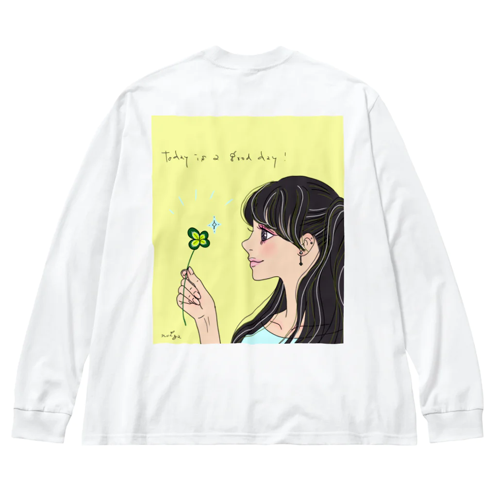 Ｍ✧Ｌｏｖｅｌｏ（エム・ラヴロ）の今日はいい日だ♪ Big Long Sleeve T-Shirt