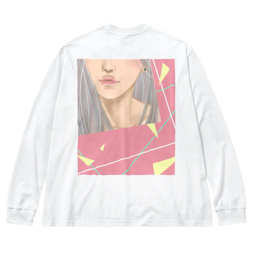 Ｍ✧Ｌｏｖｅｌｏ（エム・ラヴロ）の翡翠のピアス✧ Big Long Sleeve T-Shirt