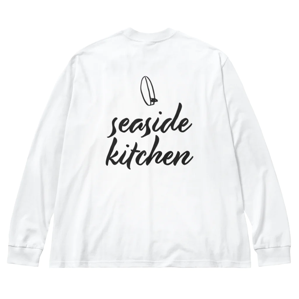 たつおと海子 公式ショップのSeasideKitchen（シンプル） ビッグシルエットロングスリーブTシャツ