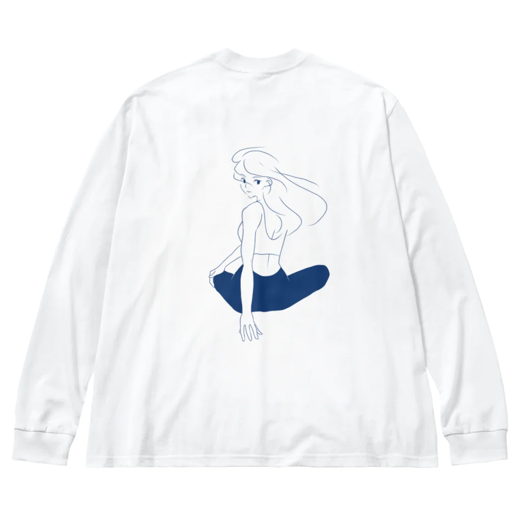 きたのやすこのツイスト Big Long Sleeve T-Shirt