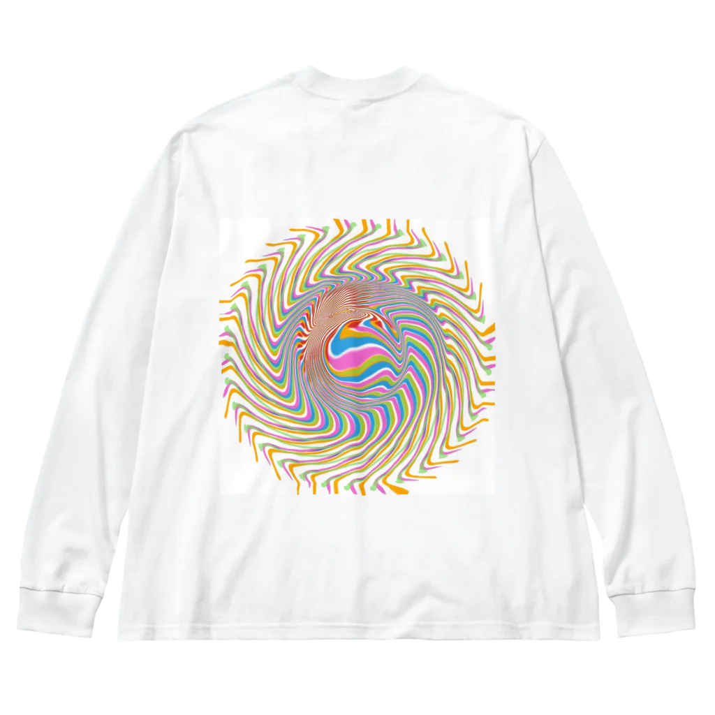 beavermoonのフラワー Big Long Sleeve T-Shirt