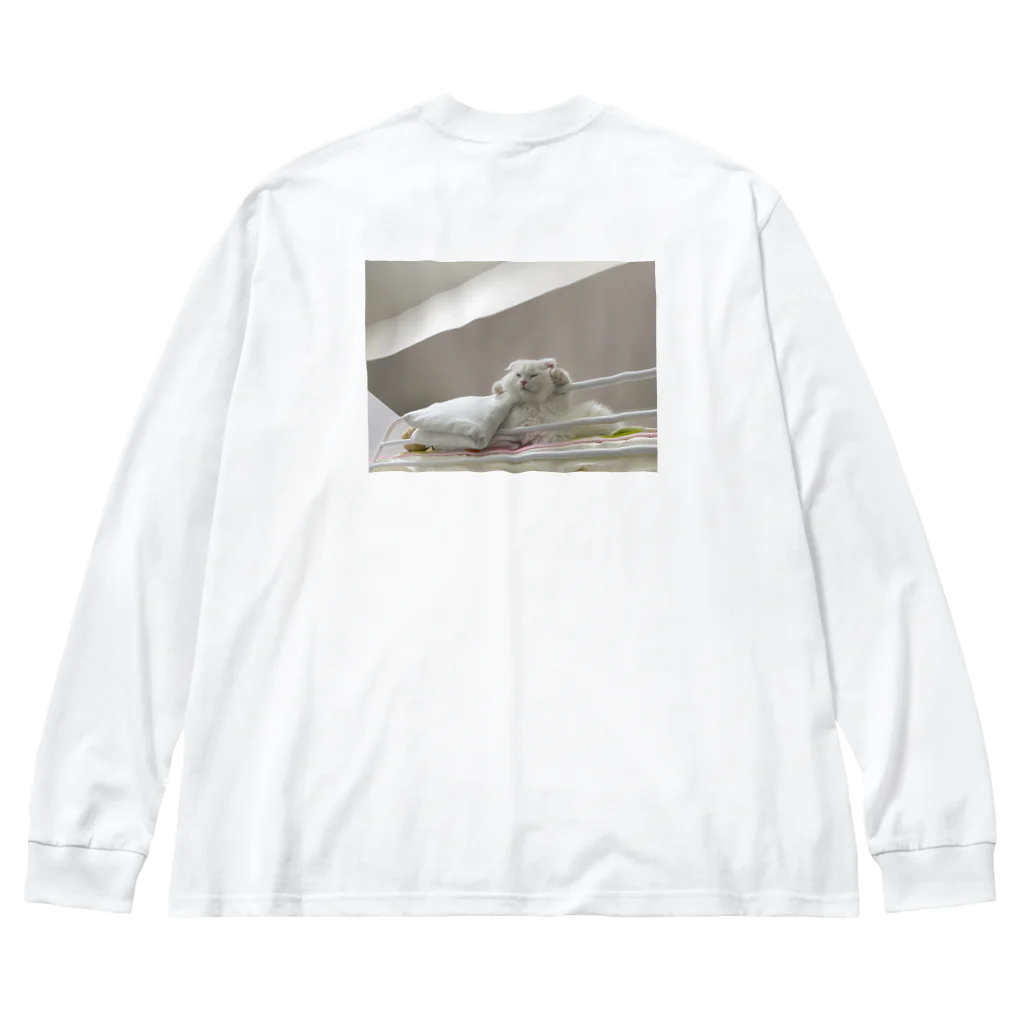 桃のりた坊 Big Long Sleeve T-Shirt