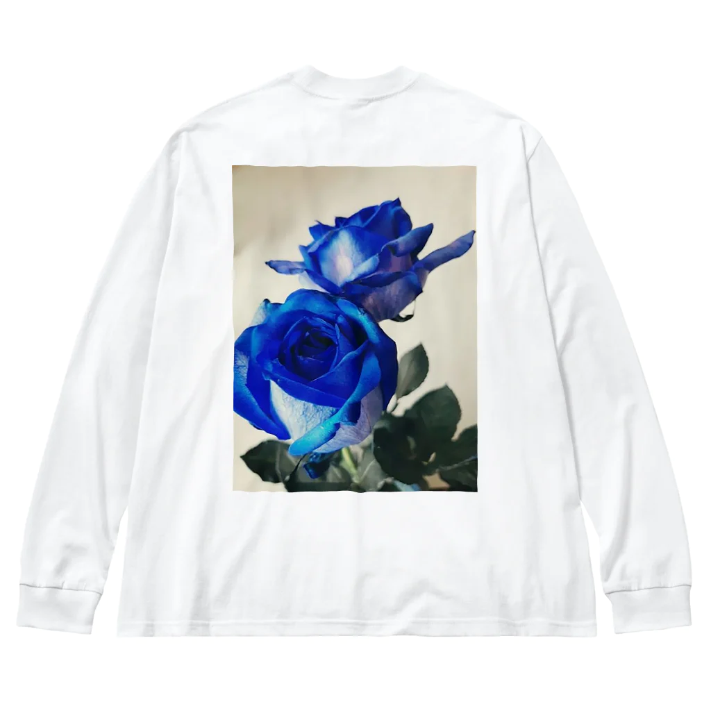 AIRIの青薔薇 ビッグシルエットロングスリーブTシャツ