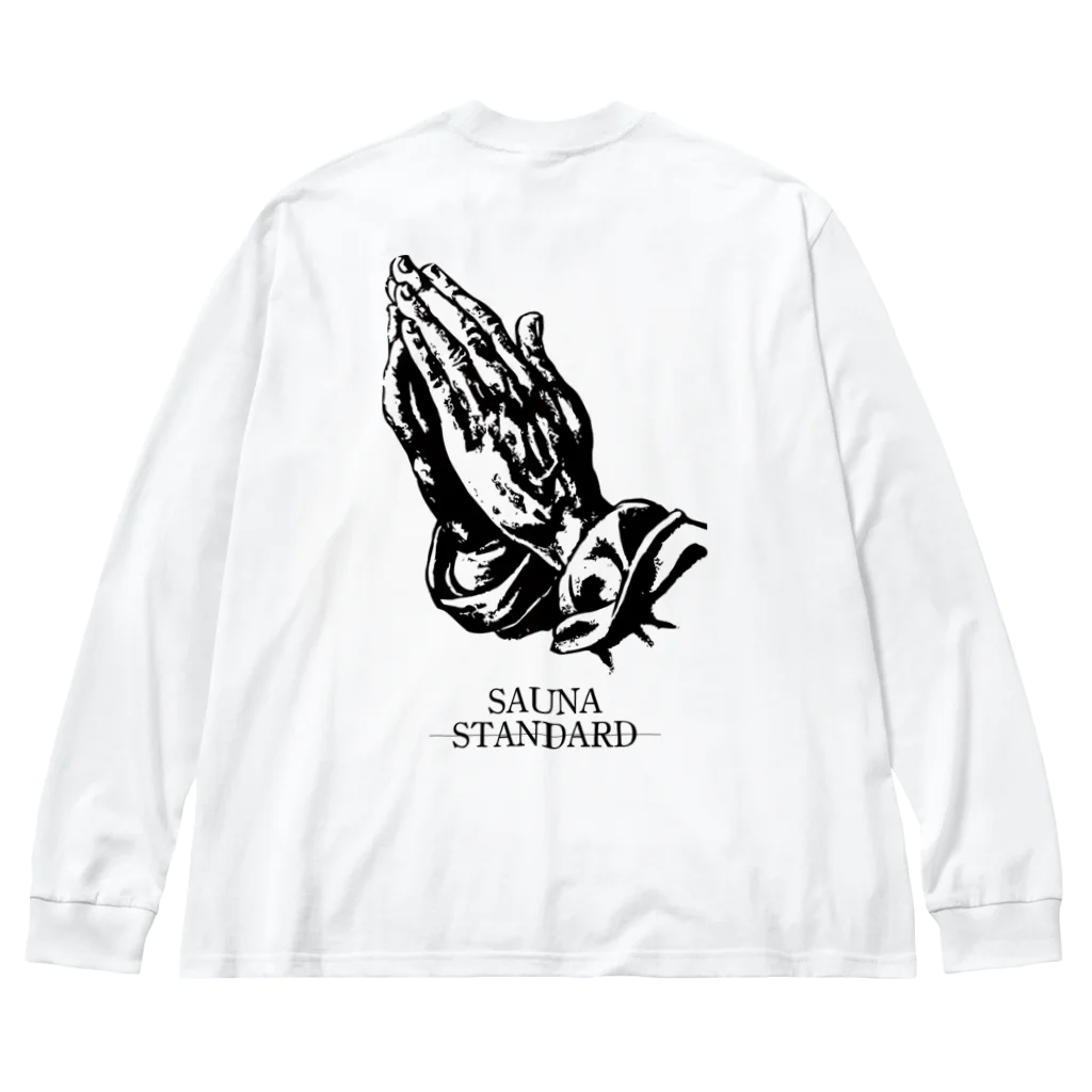 SAUNA BASEのSAUNA STANDARD【HAND（整）】 Big Long Sleeve T-Shirt