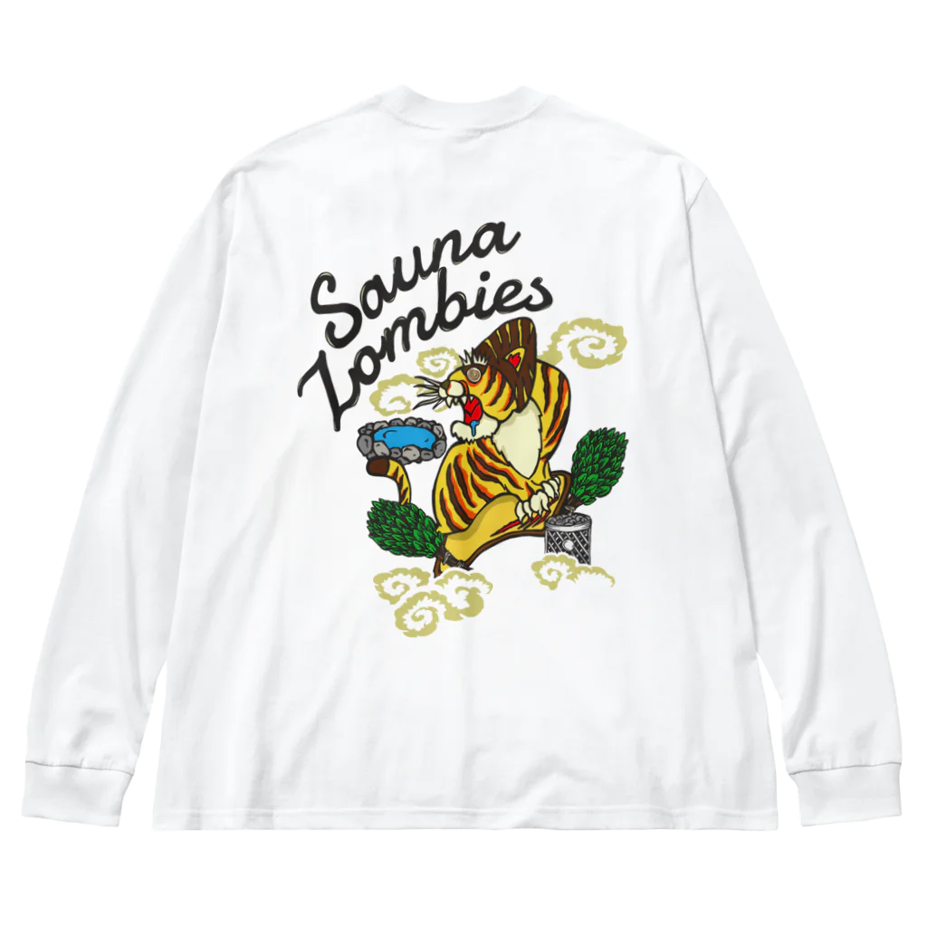 SAUNA ZOMBIESのSAUNA ZOMBIES-Giddy Tiger LONG SLEEVE T- Big Long Sleeve T-Shirt