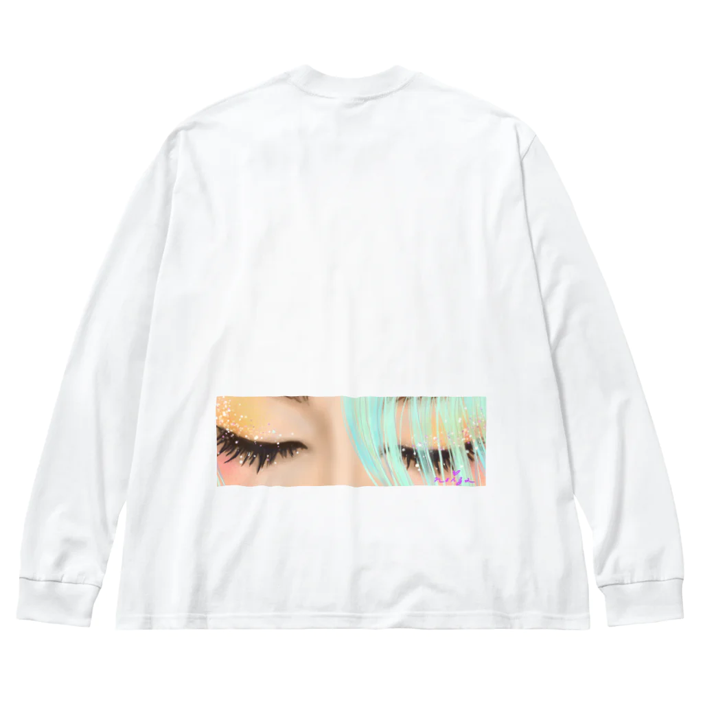 Ｍ✧Ｌｏｖｅｌｏ（エム・ラヴロ）の赤いくちびる💋（横） Big Long Sleeve T-Shirt