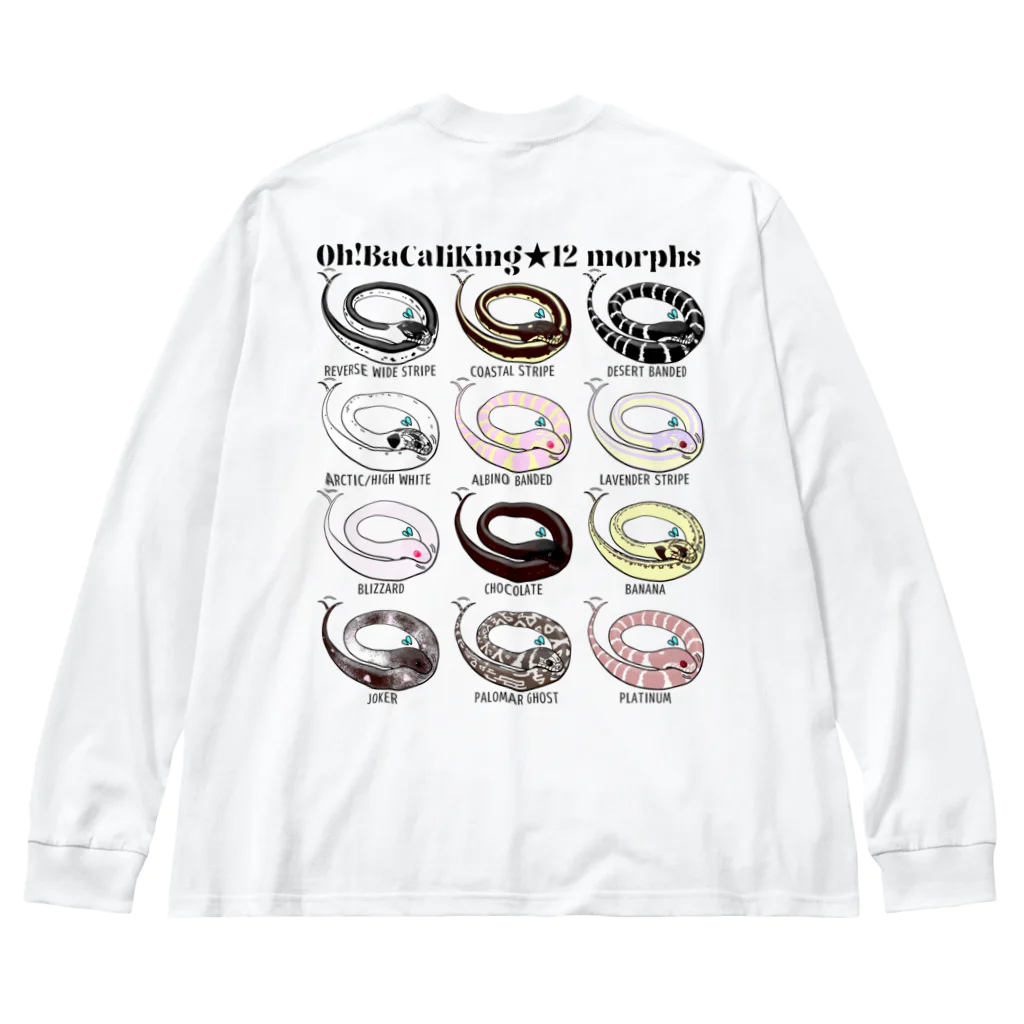 街のいろどりのおバカリキン★ブリザード＋12モルフ図鑑(両面プリント) Big Long Sleeve T-Shirt