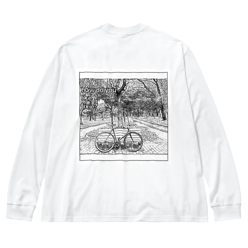 sgoisuzie_utのhow do you like fixie?ロンT Big Long Sleeve T-Shirt