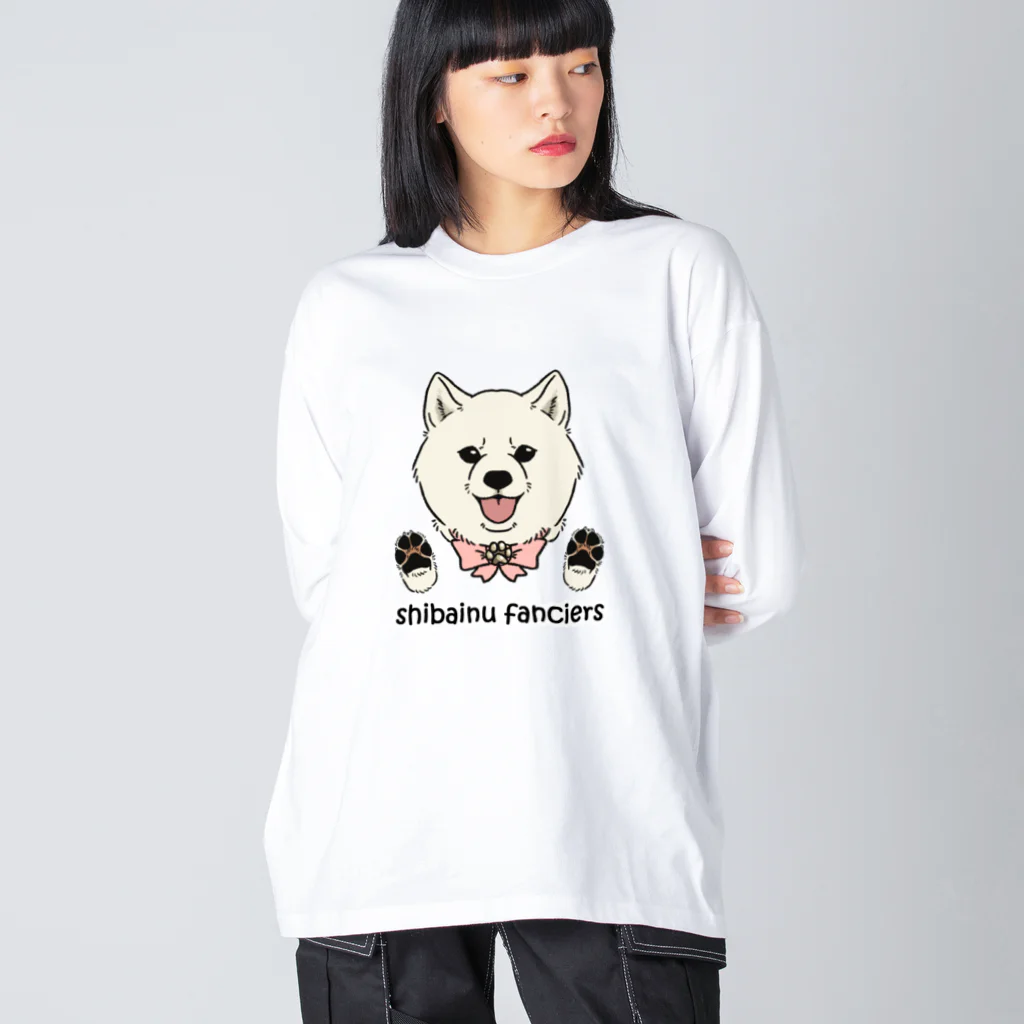 豆つぶのshiba-inu fanciers(白柴) Big Long Sleeve T-Shirt