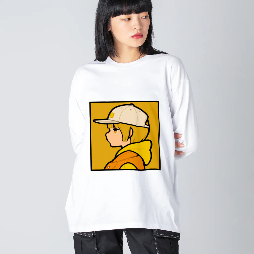 美好よしみのGinkgo Big Long Sleeve T-Shirt