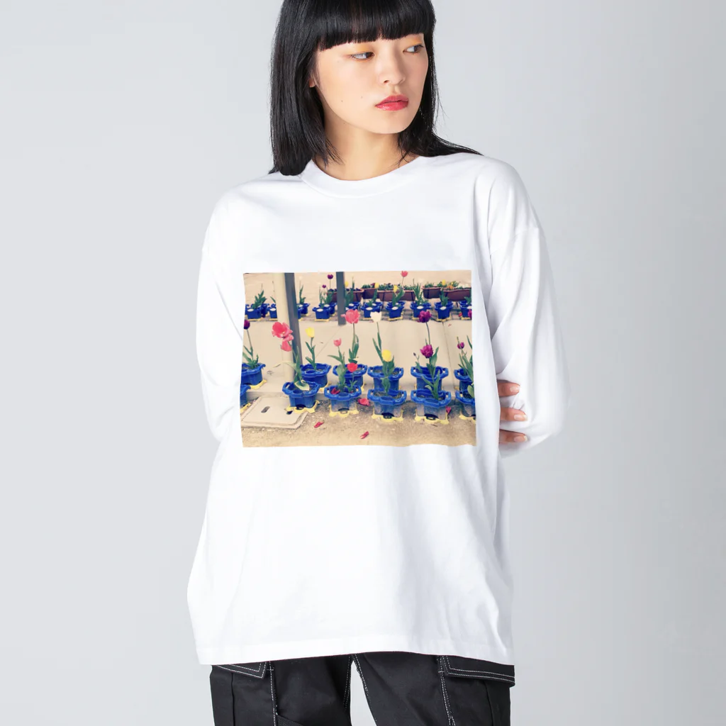 kuikoの咲いた・さいた Big Long Sleeve T-Shirt