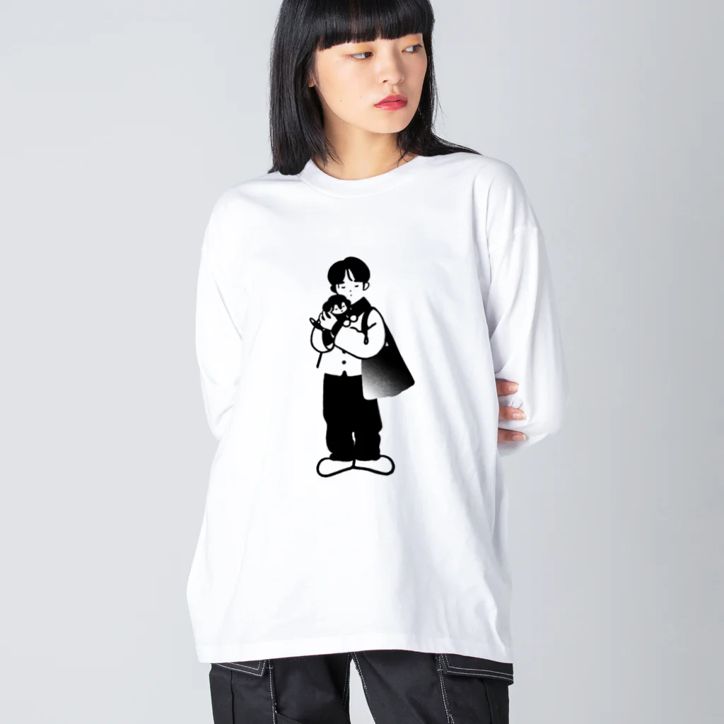 穂の湯のあたためあう Big Long Sleeve T-Shirt