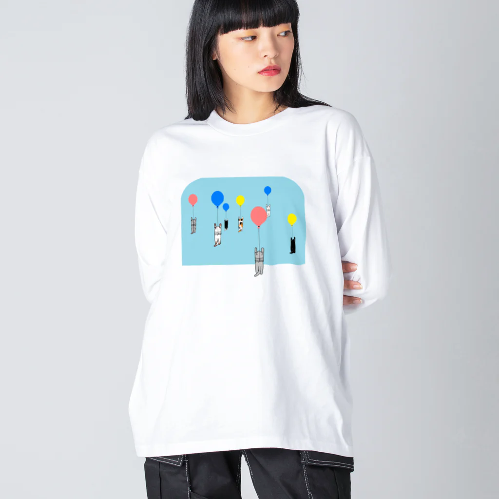 SU-KUのベタですみません。風船 ビッグシルエットロングスリーブTシャツ