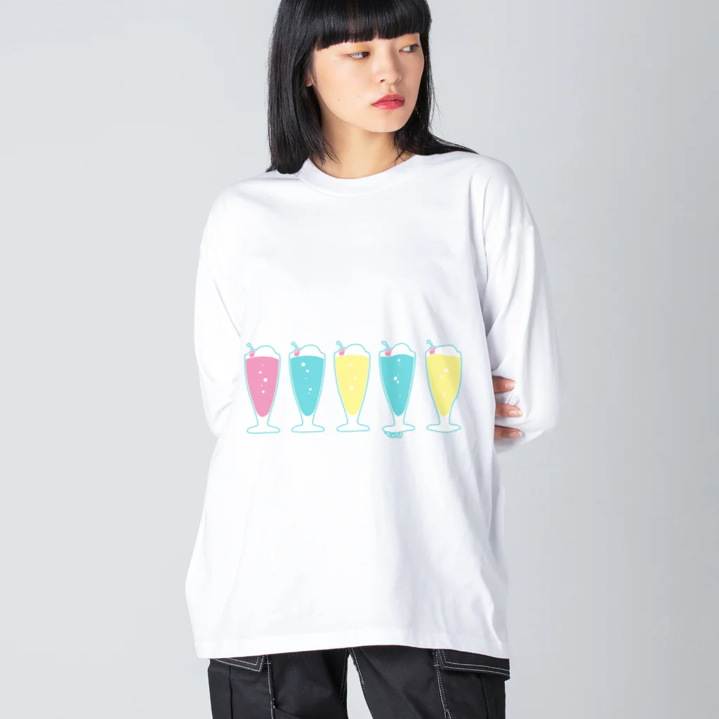 ちゃやまのクリームソーダ Big Long Sleeve T-Shirt