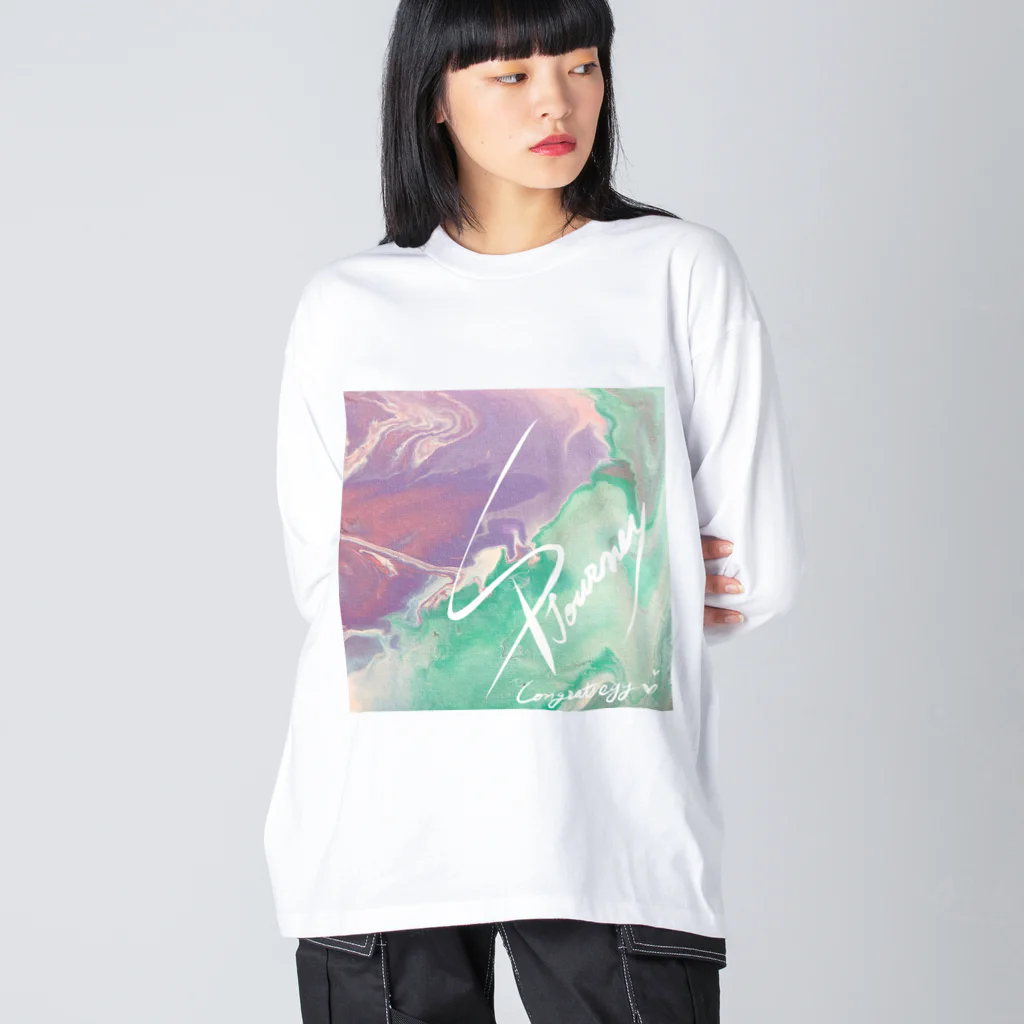 Spritual Journeyのポーリングアート×SPJegg ビッグシルエットロングスリーブTシャツ