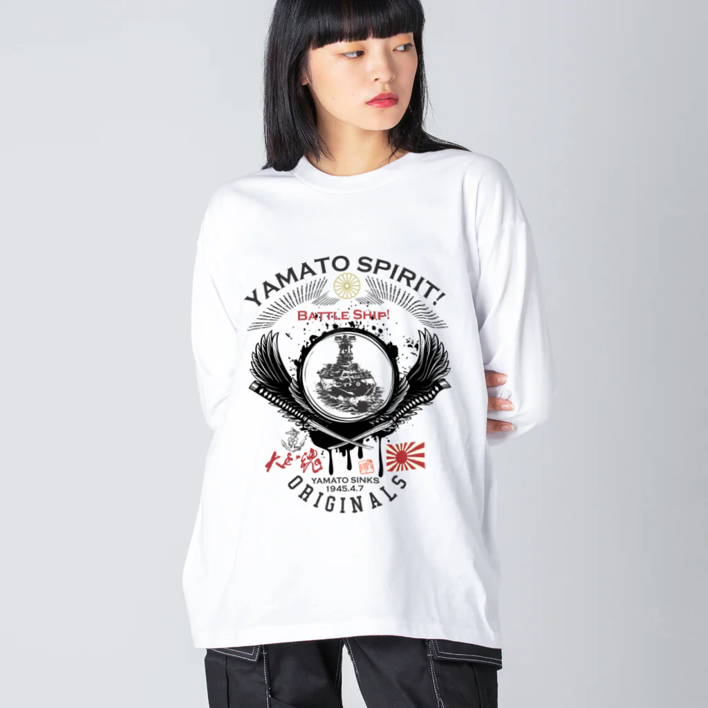 Y-Selectionの戦艦大和/YAMATO SPIRIT! ビッグシルエットロングスリーブTシャツ