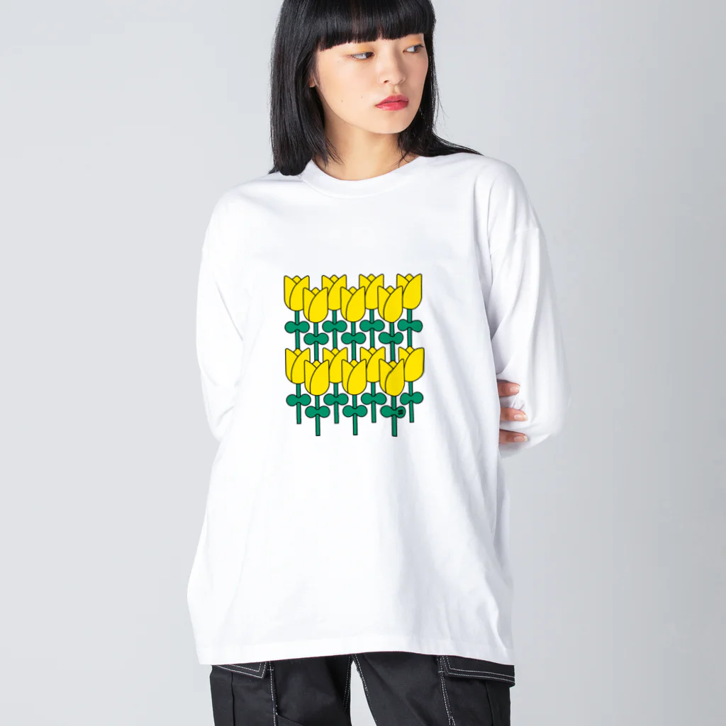 いとい ゆきのtulip PATTERN Big Long Sleeve T-Shirt