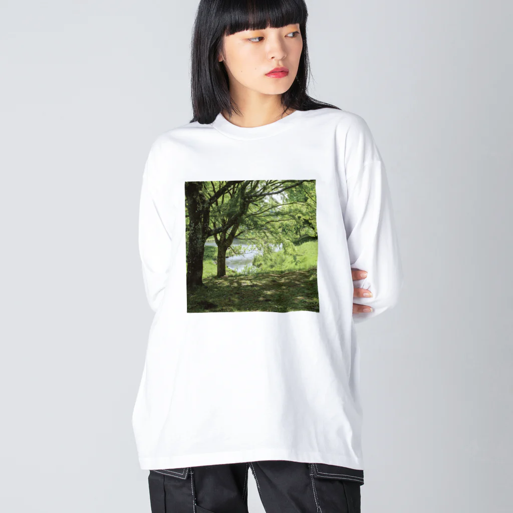 akane_art（茜音工房）の癒しの風景（樹木） Big Long Sleeve T-Shirt