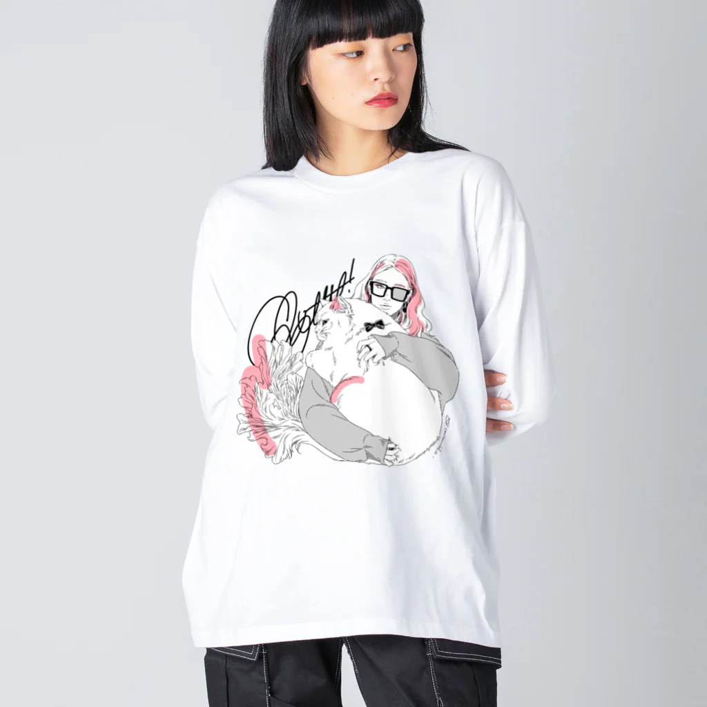 akimiyajimaのbigcat ビッグシルエットロングスリーブTシャツ