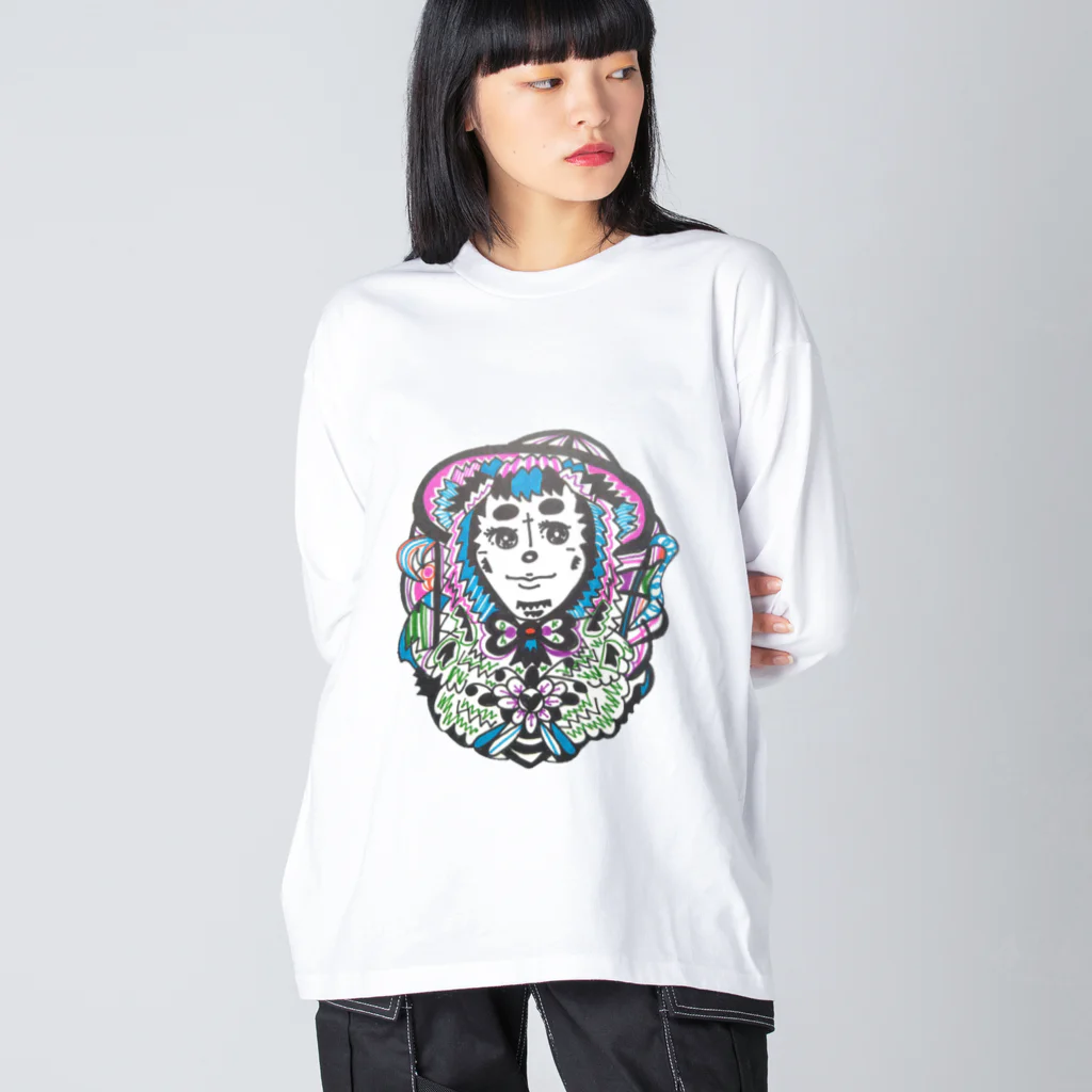 Heart PeaのMugiwaraboushi ビッグシルエットロングスリーブTシャツ