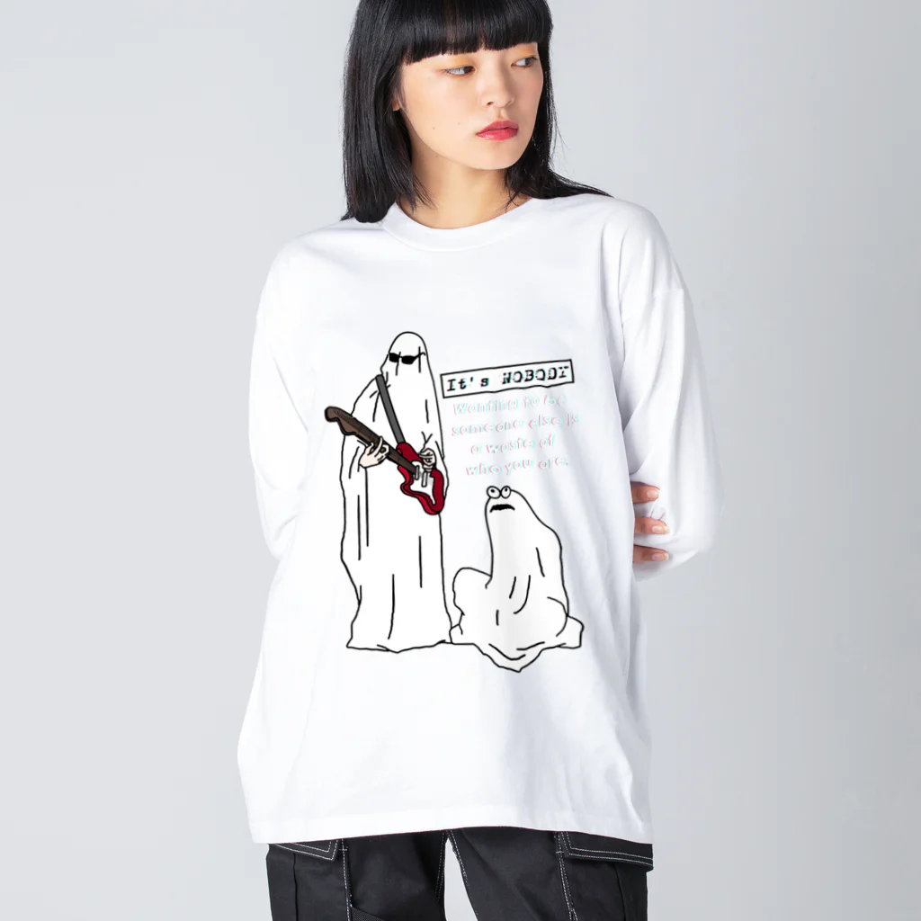 シロクマ商店のNOBODY-おんがく Big Long Sleeve T-Shirt