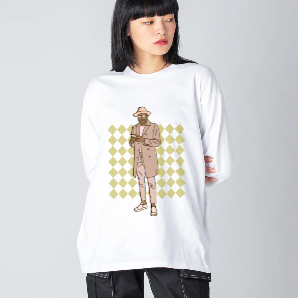 シロクマ商店のSS⑥ Big Long Sleeve T-Shirt
