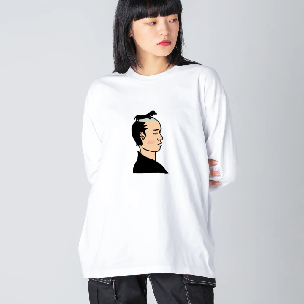 CHOSANAのダックス侍 うたた寝 Big Long Sleeve T-Shirt