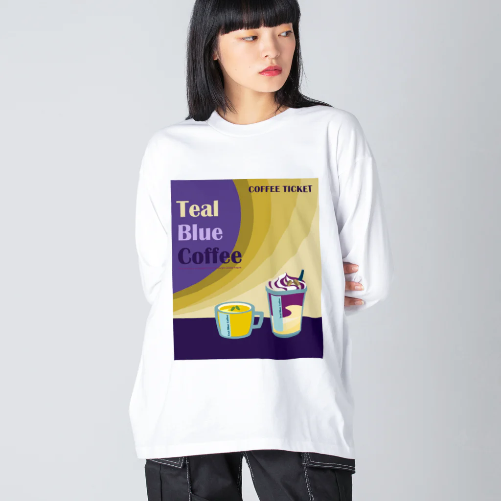 Teal Blue CoffeeのAutumn Fair ビッグシルエットロングスリーブTシャツ