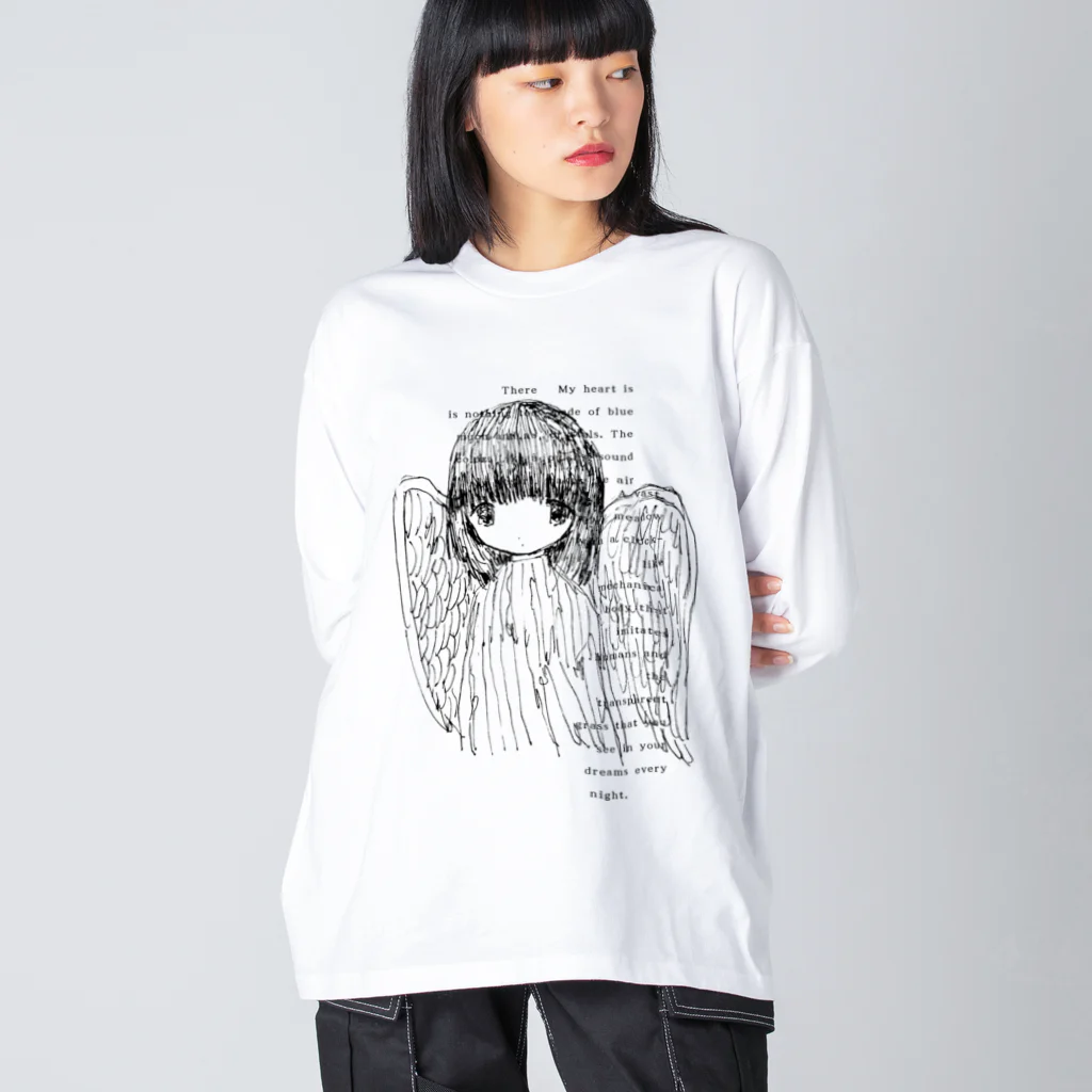 「ごめん々ね 」と言っの色のない砂漠 Big Long Sleeve T-Shirt