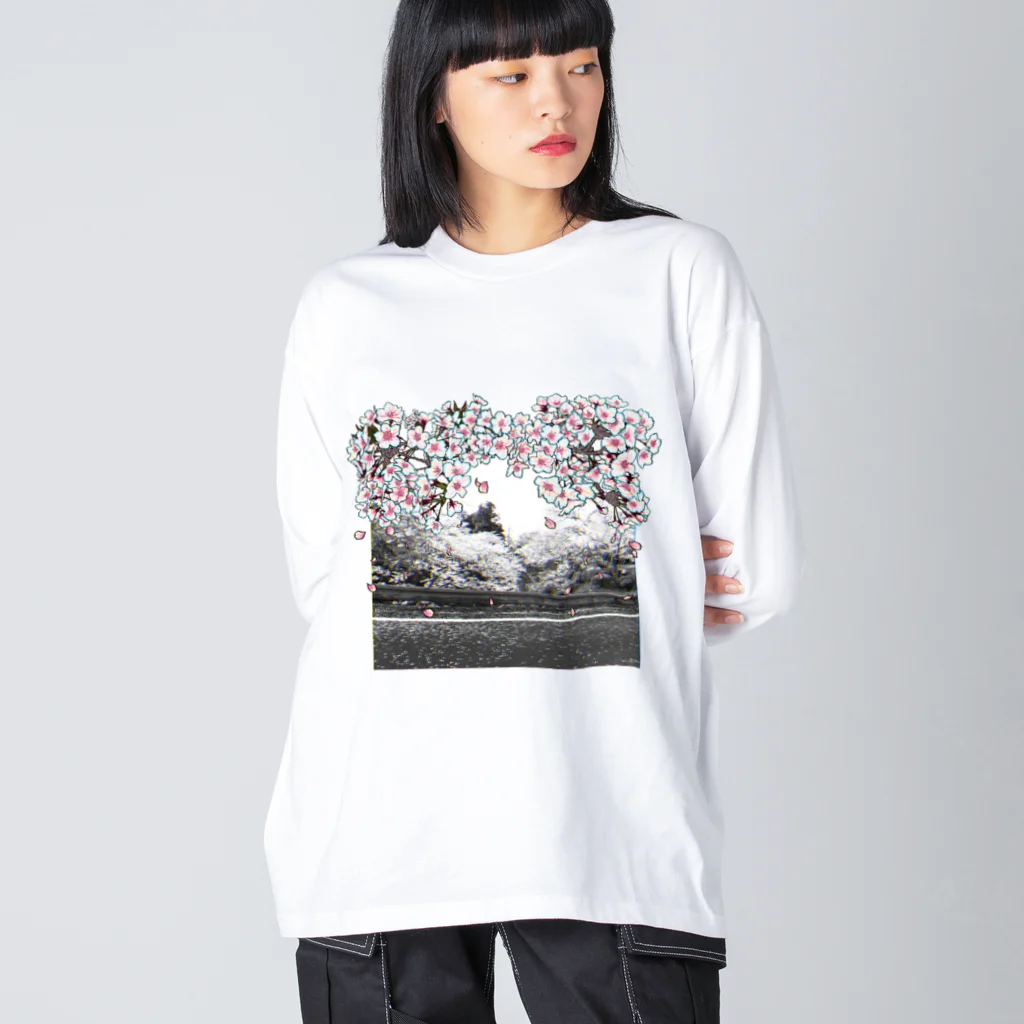 35docの門出を祝う桜 Big Long Sleeve T-Shirt