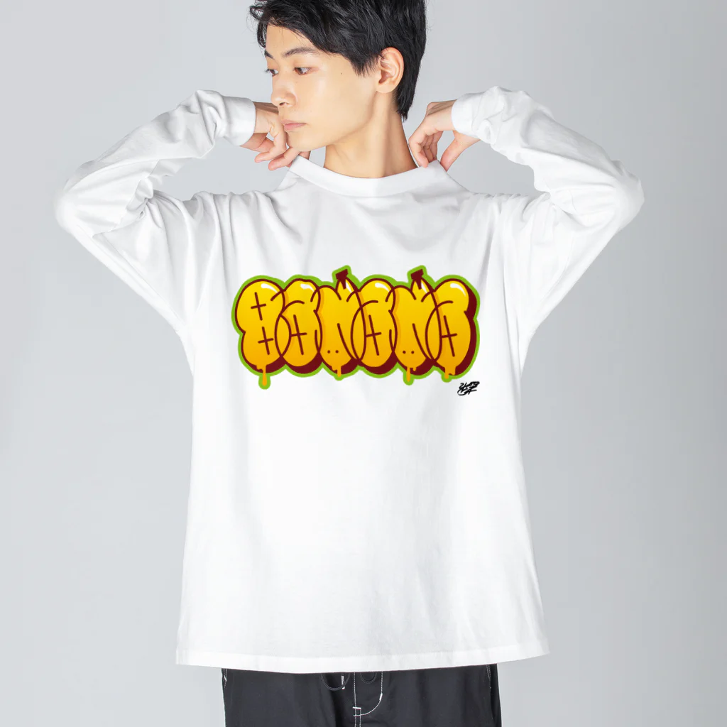 FOOD_GRAFFITI26のBANANA ビッグシルエットロングスリーブTシャツ