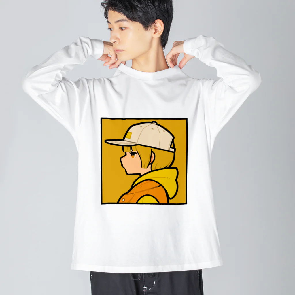 美好よしみのGinkgo Big Long Sleeve T-Shirt