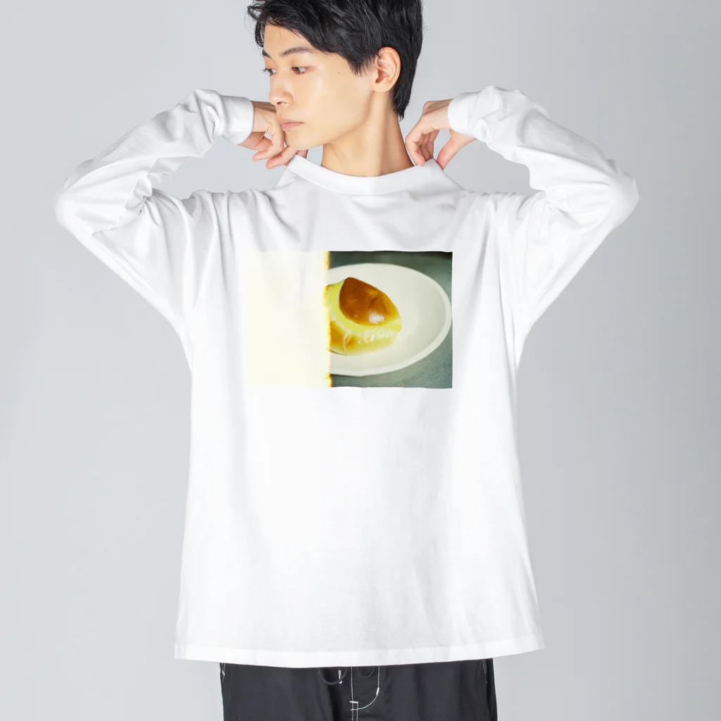 エモい写真館のクリームパンたべたい Big Long Sleeve T-Shirt