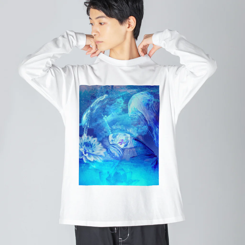 清凛涼水の夏。私の目に映るもの。「儚」 Big Long Sleeve T-Shirt