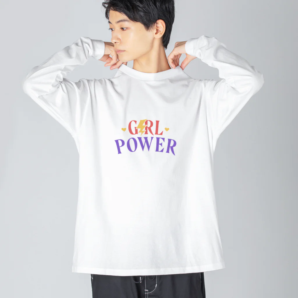 tomoruyのGirl Power Big Long Sleeve T-Shirt