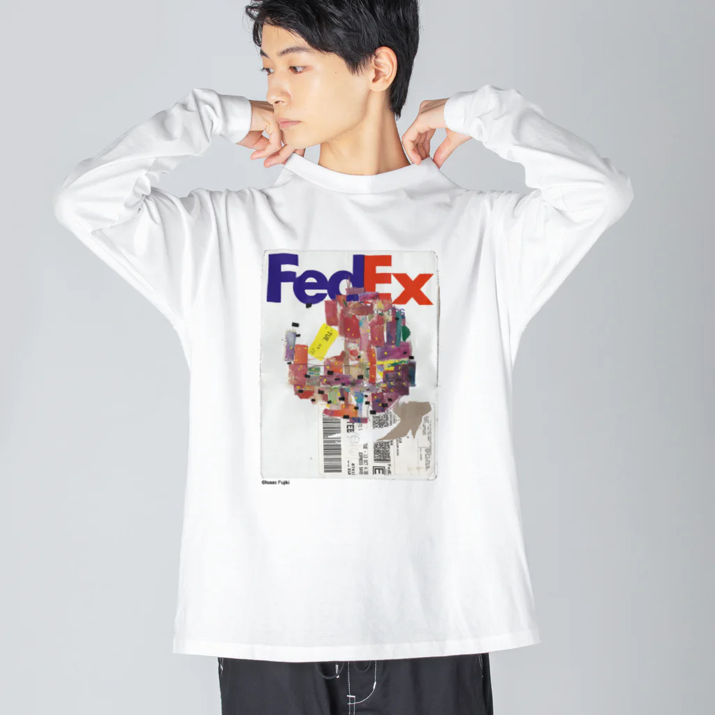 shop_newton_isaacの宅配 Big Long Sleeve T-Shirt