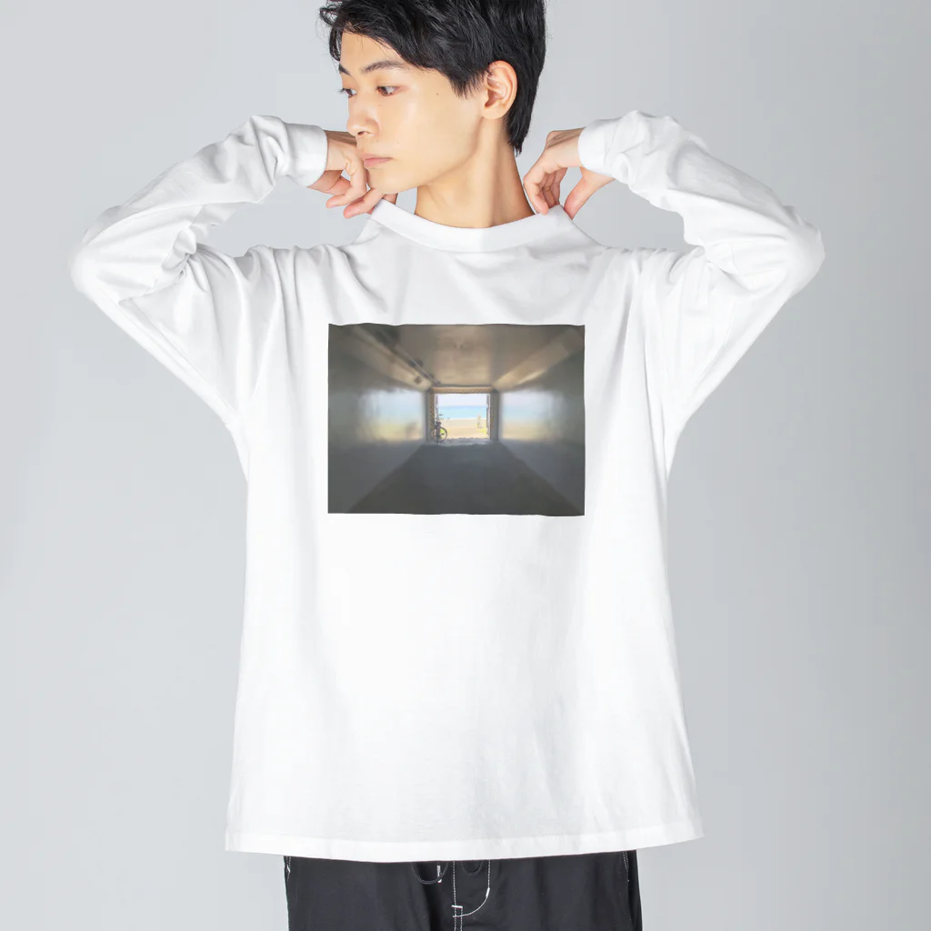 akane_art（茜音工房）の癒しの風景（海への入口） Big Long Sleeve T-Shirt