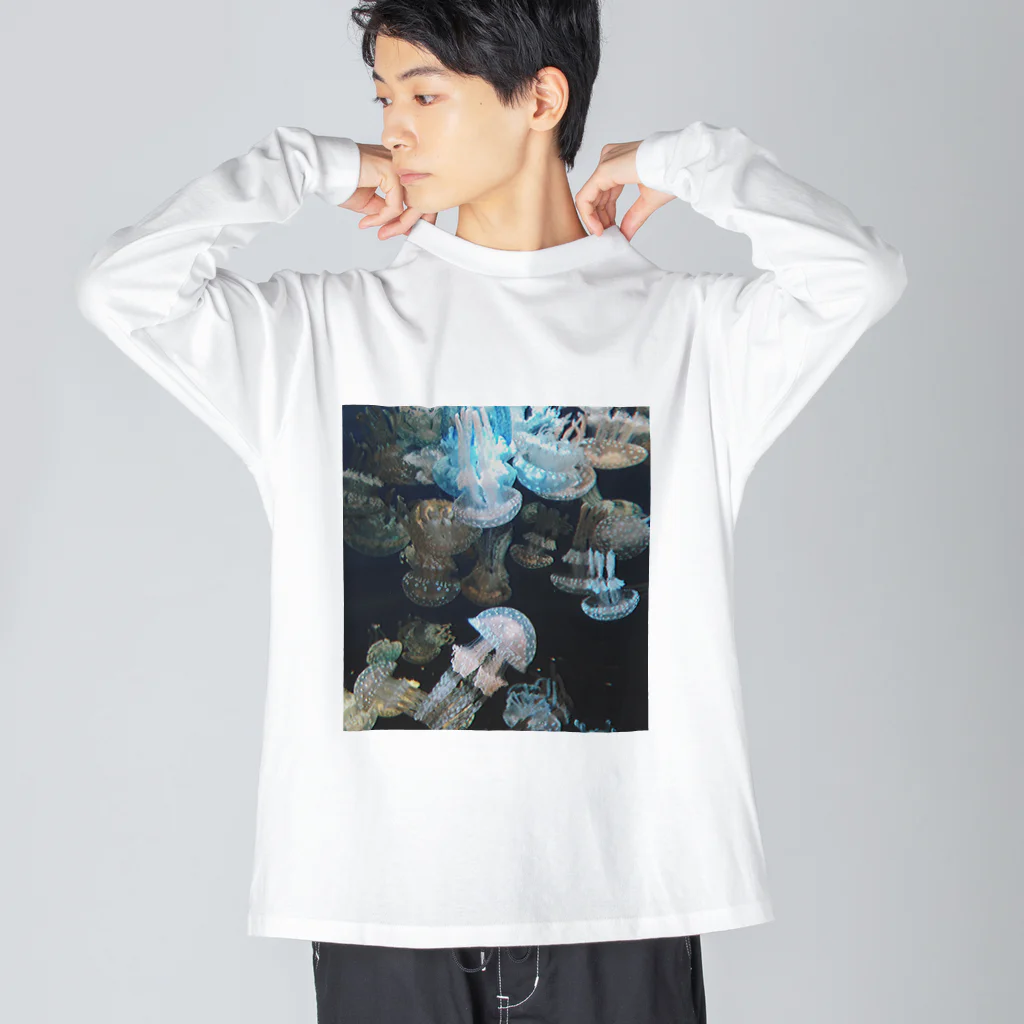 Haunted LabのJellyfish クラゲ ビッグシルエットロングスリーブTシャツ