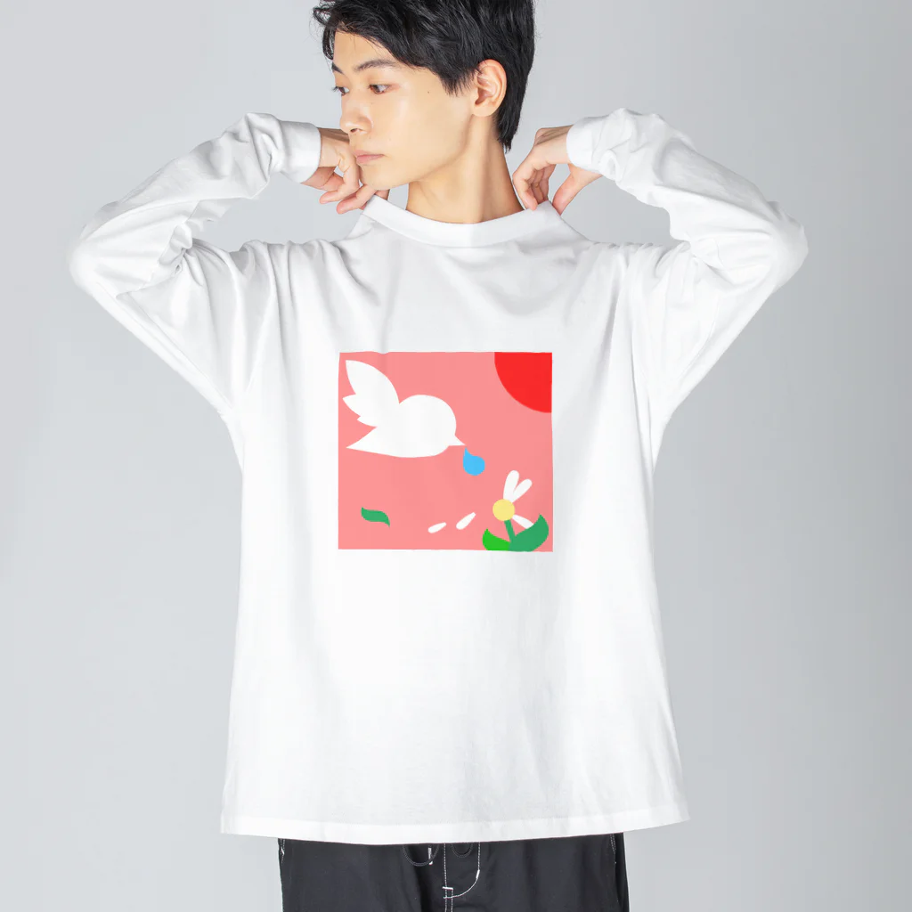 pastelia　shopのしずく ビッグシルエットロングスリーブTシャツ