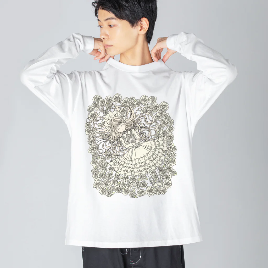 加藤 光雲の花葬 ビッグシルエットロングスリーブTシャツ