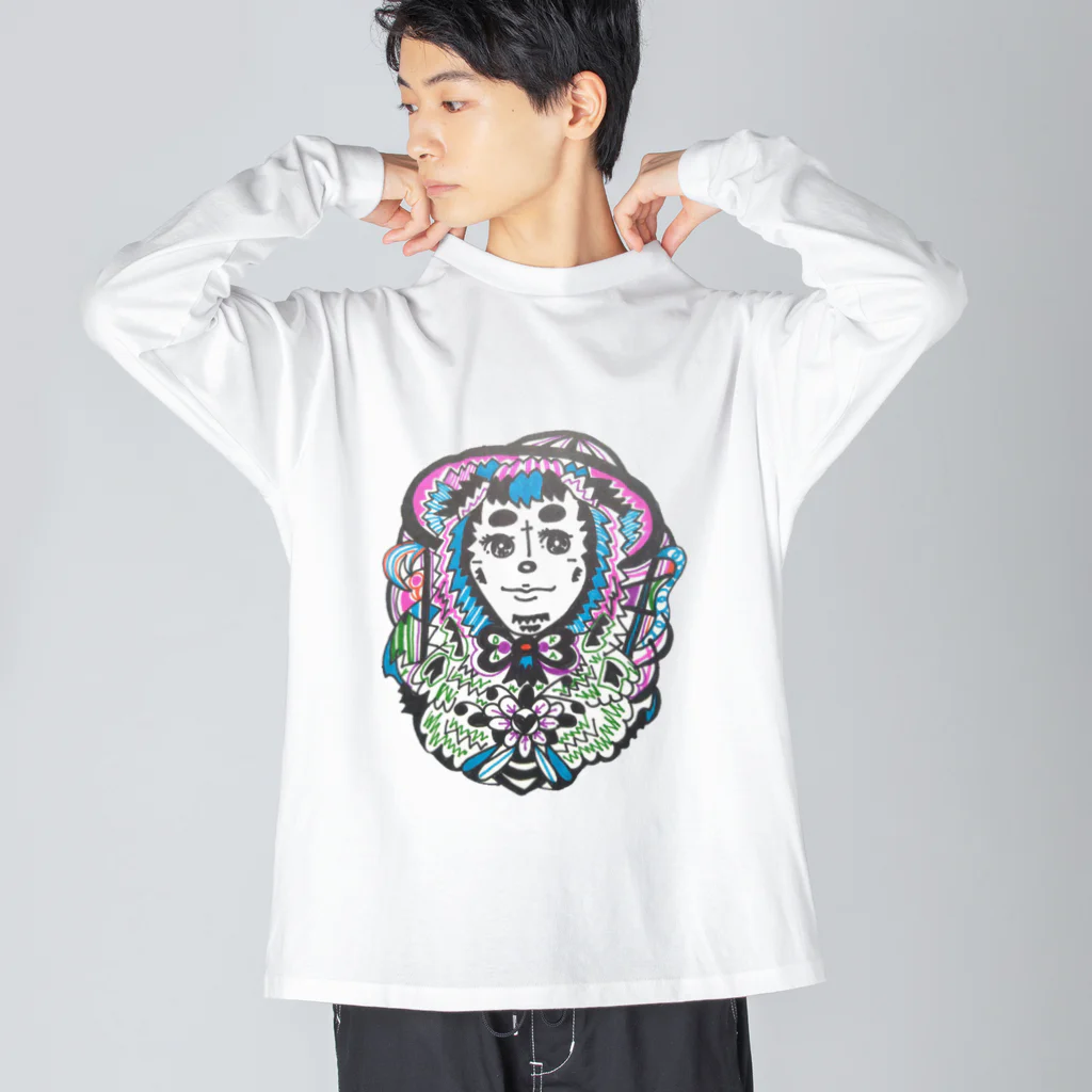 Heart PeaのMugiwaraboushi ビッグシルエットロングスリーブTシャツ